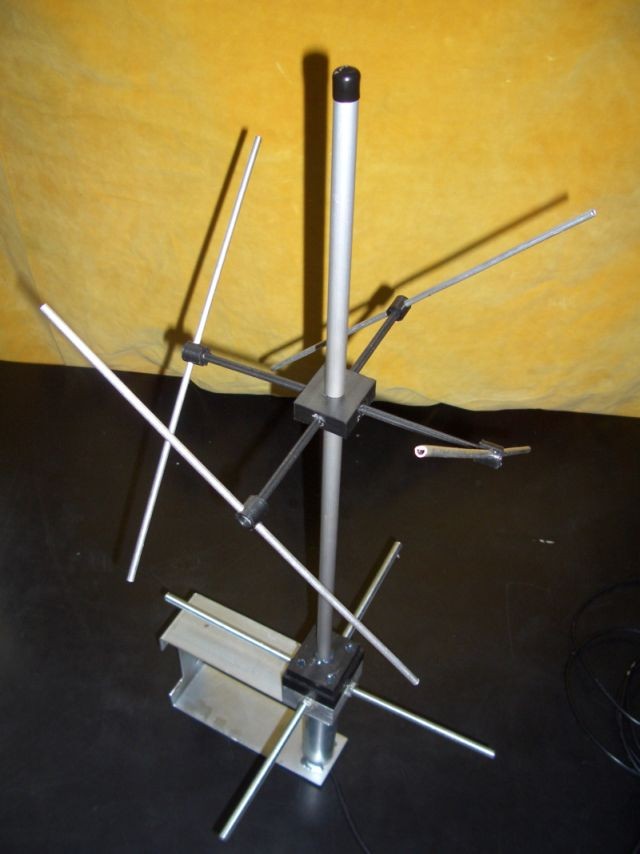 Antena 3/4 cu polarizor circular parazit